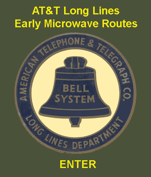 AT&T Long Lines Microwave Towers & Routes